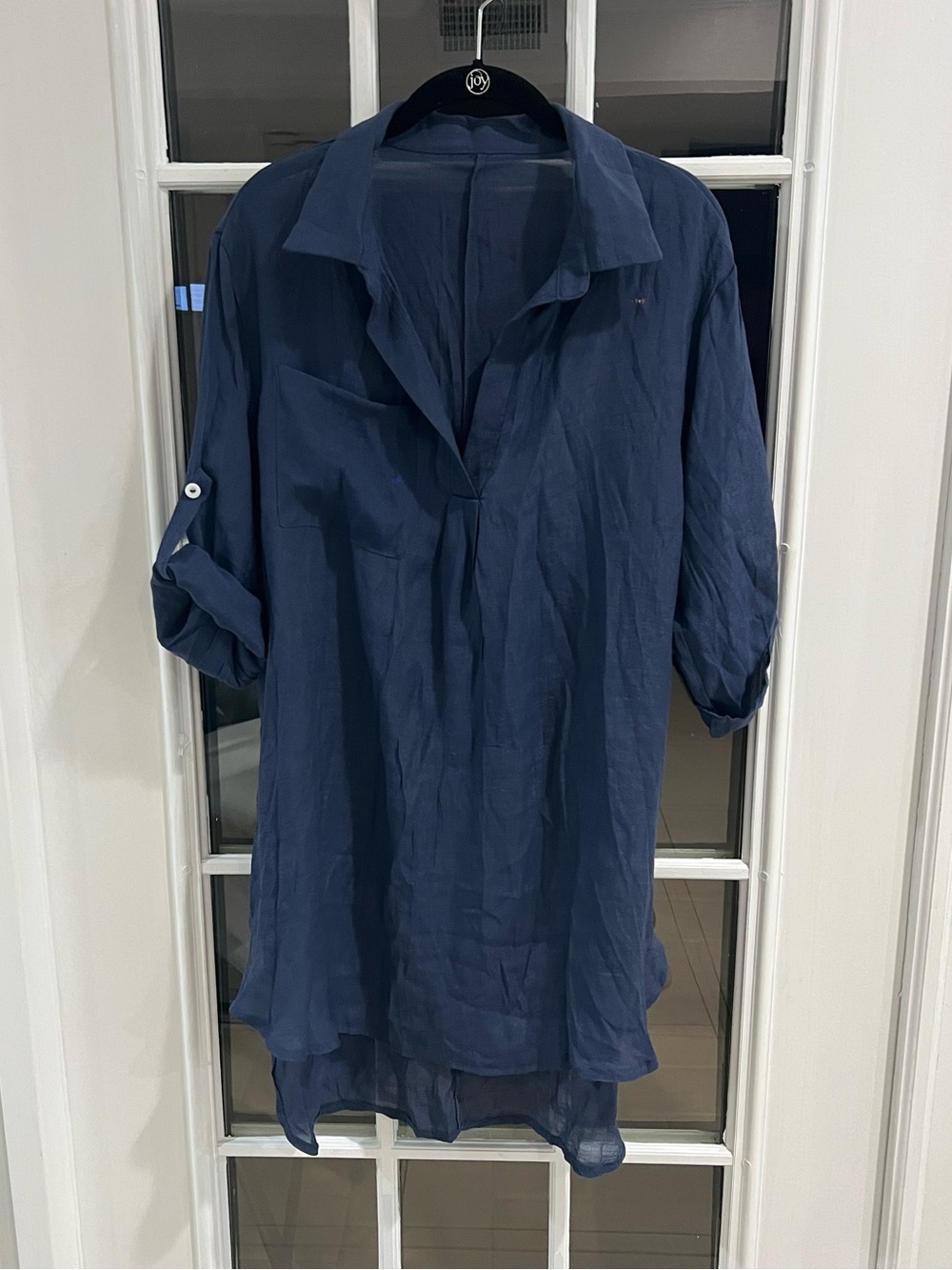 NWOT Shein Loose Shirt Dress, Tunic Length size Large
